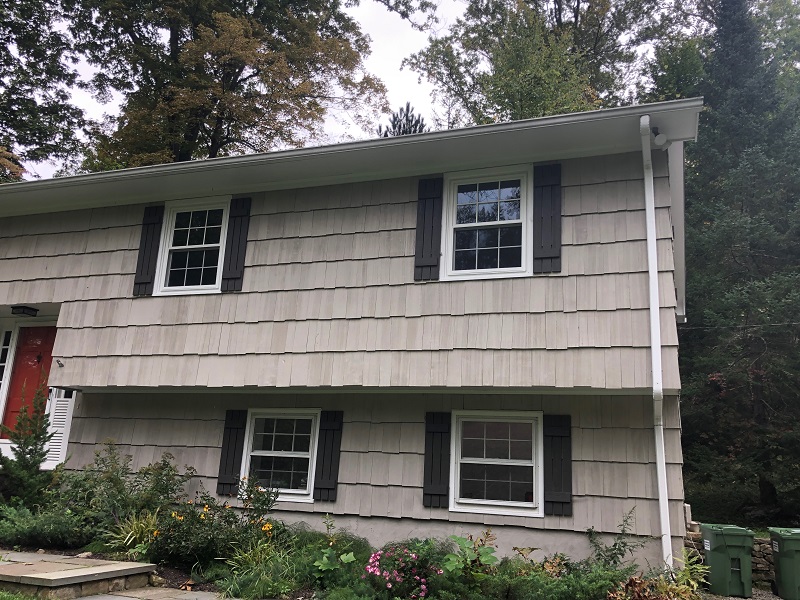 Harvey vinyl window installation in Ridgefield